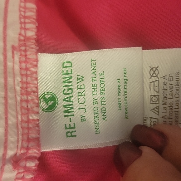 J. Crew Womens Pink Low Rise Flat Front Pockets Shorts, Size: 10 - Picture 5 of 6